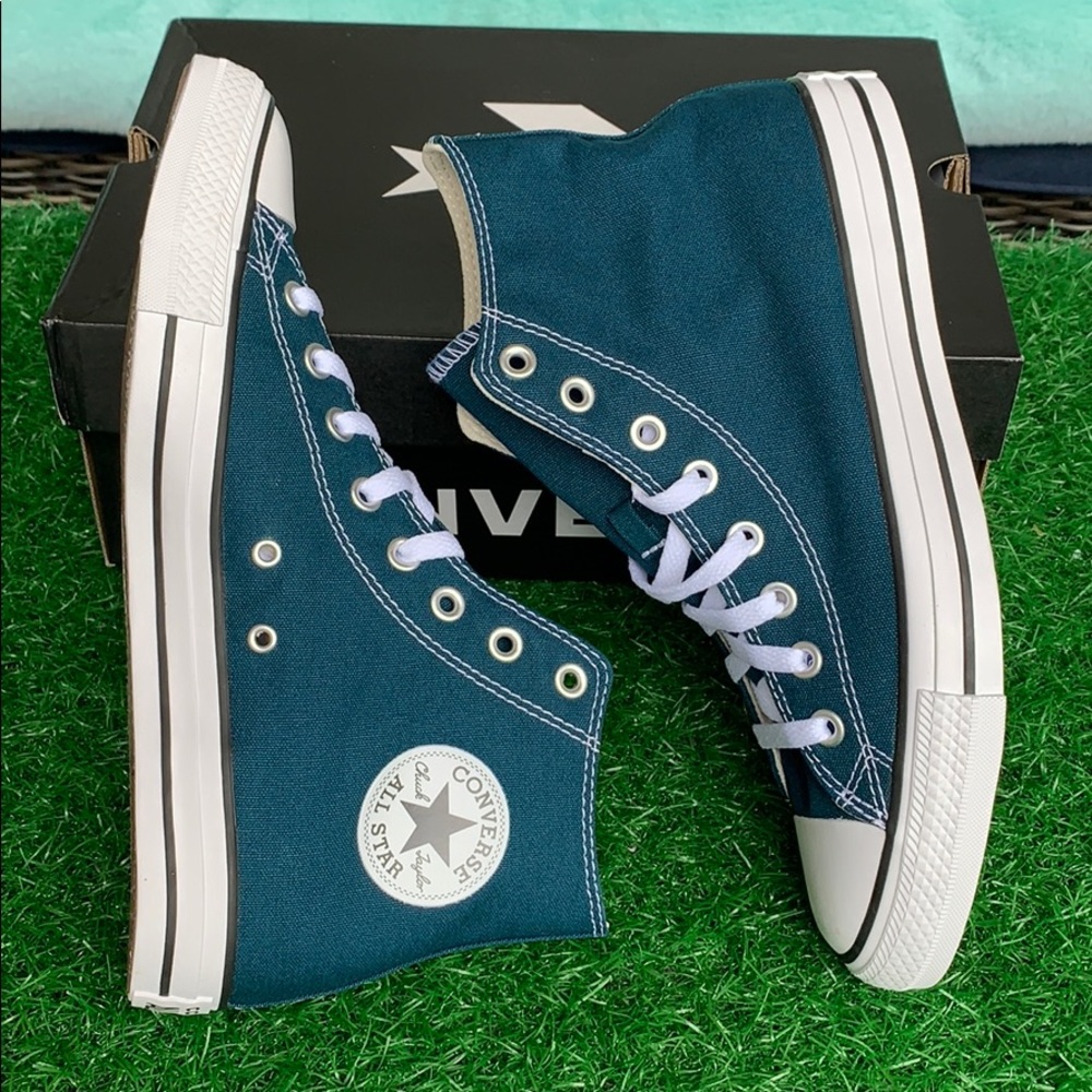 CONVERSE CTAS HI MIDNIGHT TURQUOISE MEN’S - Picture 1 of 16